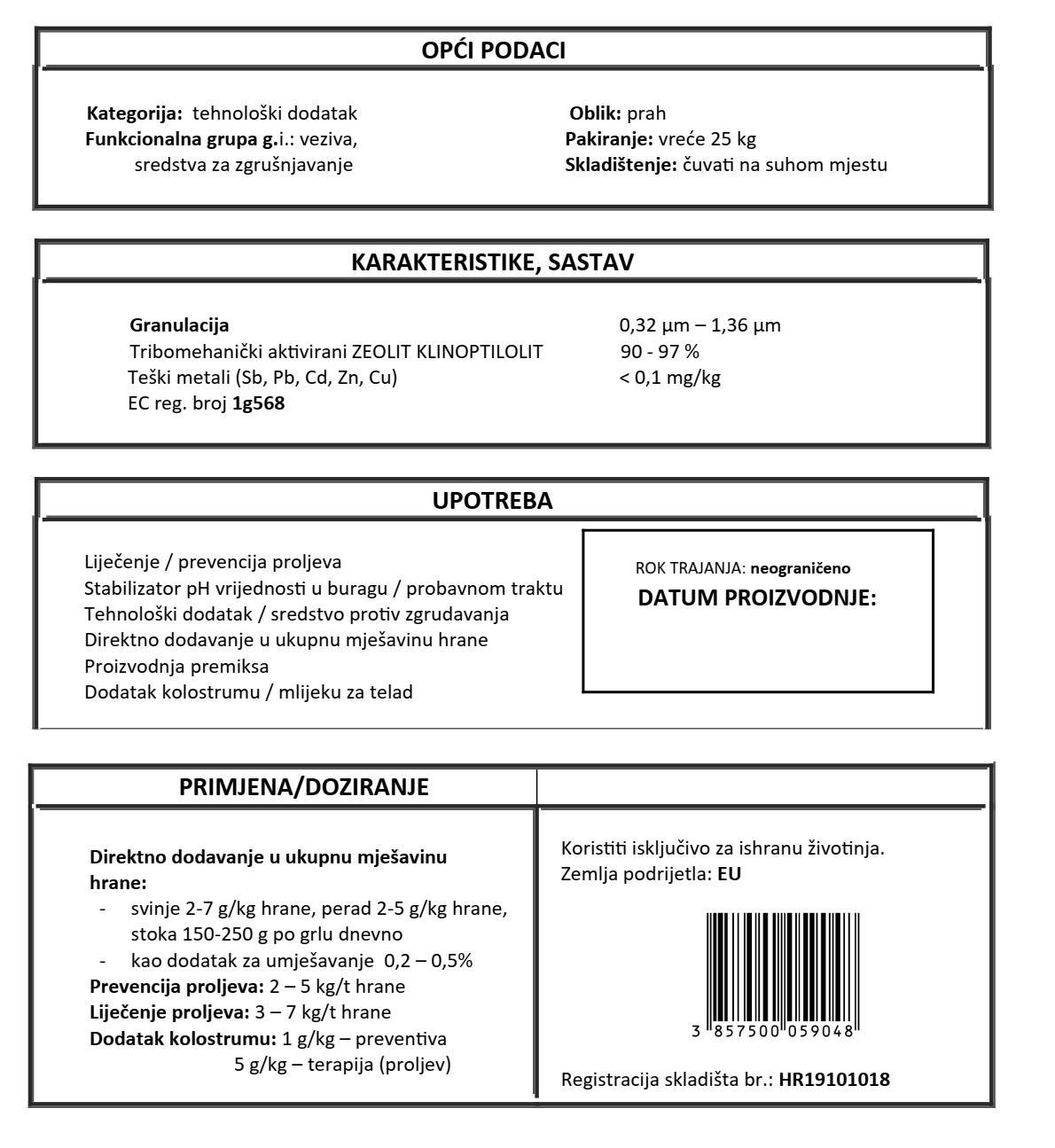 Mineral Detox deklaracija